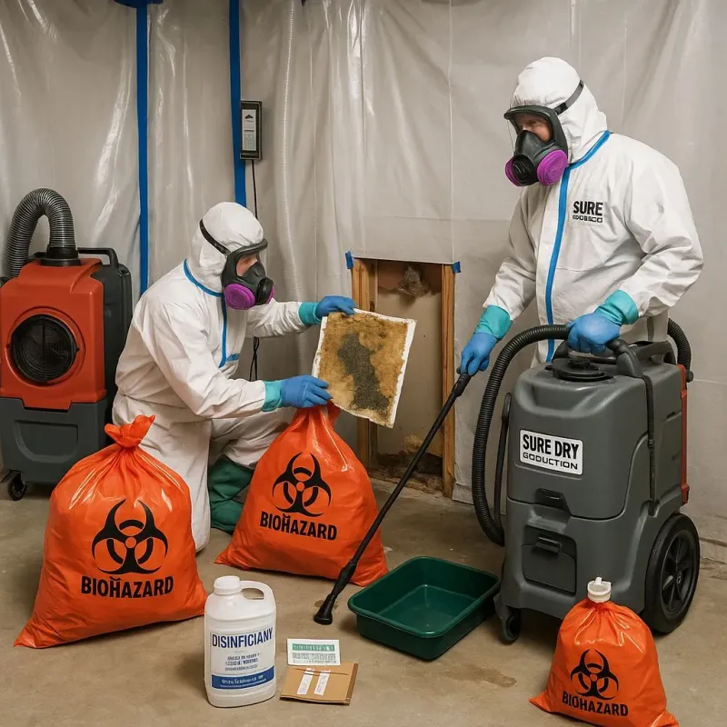 Contaminated Water Handling Protocols process in Fairmount, TN
