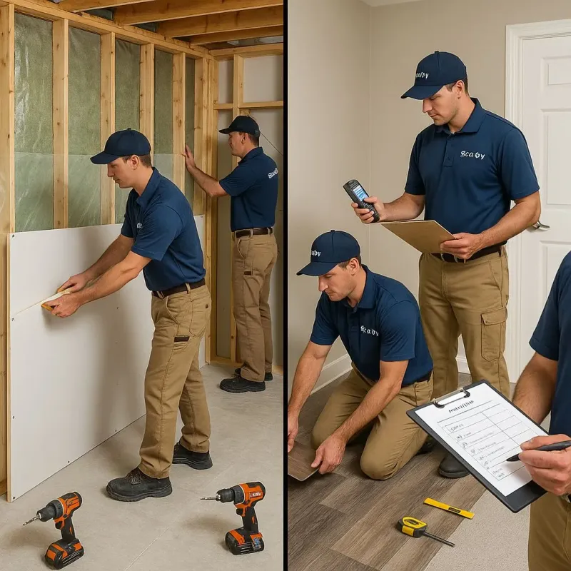 Repairs and Reconstruction process in Fairmount, TN